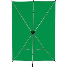 X-Drop Wrinkle-Resistant Backdrop Kit Green