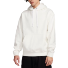 Nike Solo Swoosh Men's Fleece Pullover Hoodie - Sail/White