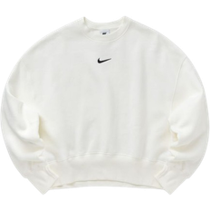 Nike Sportswear Phoenix Fleece Women's Over Oversized Crew Neck Sweatshirt - Sail/Black