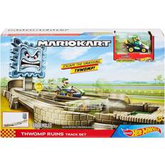 Metallo Macchinine giocattolo Hot Wheels Mario Kart Thwomp Ruins Track Set