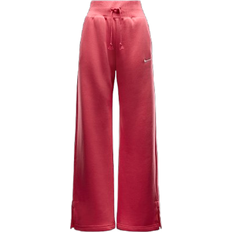 Donna - Rosa Pantaloni Nike Sportswear Phoenix Fleece Women's High-Waisted Wide-Leg Sweatpants - Aster Pink/Sail