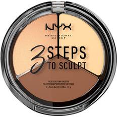 Scents Contouring NYX 3 Steps to Sculpt Face Sculpting Palette Light