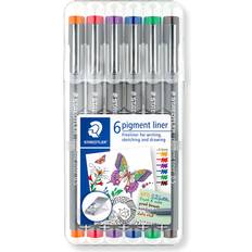 Staedtler Pigment Liner 308 Fineliner 6-pack