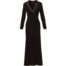 Tuxedo Mermaid Gown - Black