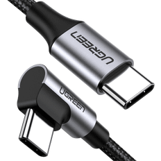 UGREEN 3A 60W 480Mbps 2.0 USB C - USB C Right Angled M-M 1m