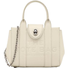 Twist Lock Totes & Shopping Bags Marc Jacobs The Turnlock Crossbody Tote Bag - Cloud White