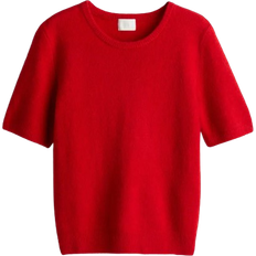 H&M Ladies Red Fine-knit jumper