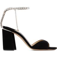 Jimmy Choo Ruskind Sko Jimmy Choo Saeda 85 Suede - Black