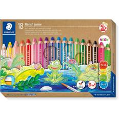 Staedtler Noris Junior 140 3 in 1 Kids' Colouring Pencil 18-pack