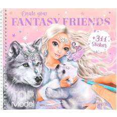 Libri da Colorare Top Model Fantasy Friend Design Book