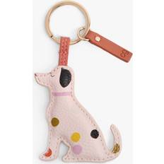 Caroline Gardner Labrador Dog Keyring - Pink