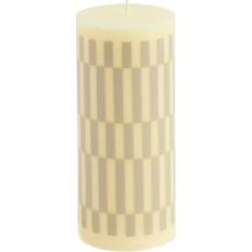 Velas y Accesorios Hay Gruesa Column Candle Small 15 cm - Cream-Sand Vela