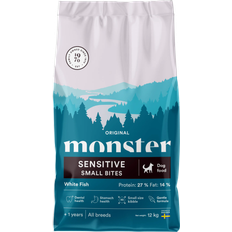 Monster sensitive white fish Monster Dog Original Sensitive White Fish Small Bites 12kg