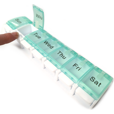 Medical Aids on sale 7 Day Pill Organiser Box Medicine Tablet Dispenser Weekly Storage Case