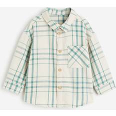 Babies Shirts Children's Clothing H&M Baby Beige Flannel shirt 3-4Y