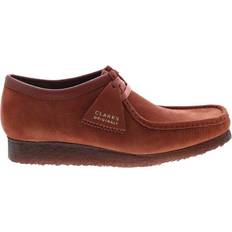 Homme - Rouge Mocassins Clarks Men's Oxfords Burgundy Burgundy Wallabee Nubuck Oxford Men