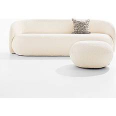 Pastill Bloom 3-sits - Hvid Sofa 3 personers