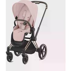 Cybex Extendable Sun Canopy - Pushchairs Cybex ePriam Pushchair - Chrome Brown/Peach Pink