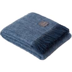 Stackelbergs Hemtextil Stackelbergs Pläd Mohair Blanket Melange Filt Blå (170x130cm)