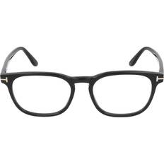 Tom Ford Uomo Occhiali Tom Ford FT5868-B Blu-Light Block 001 da Vista Neri per Uomo (Solo Montatura)