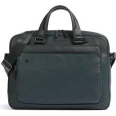 Green Briefcases Piquadro Black Briefcase dark green