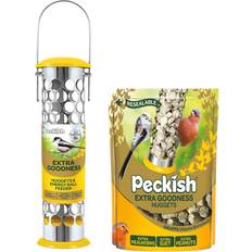 Peckish Peckish Wild Bird Extra Goodness Nugget Feeder 150 x 150 x 300 cm - Yellow