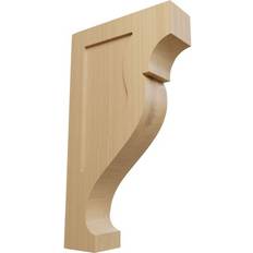 Columns, Dentils & Corbels Ekena Millwork Rockport Unstained Wood Corbel 3 1/8 W x 10 D x 18 H Extra Large