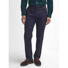 Barbour Trousers Barbour Men's Sueded Sateen Slim Chino Trousers Navy Black