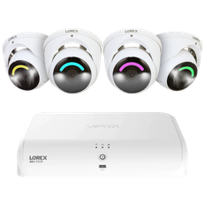 Lorex 4K+ 12MP 16 Camera 8 Wired + 8 Fusion Wi-Fi 2TB Wired NVR System with H30 IP Dome Cameras - 6