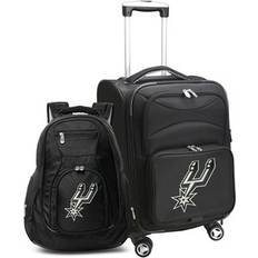 Mojo Black San Antonio Spurs Softside Carry-On & Backpack Set