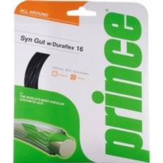 Cordes de tennis Prince Synthetic Gut Duraflex String Set 12,2m black