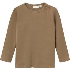 98/104 - Lange ærmer Bluser & Tunikaer Lil'Atelier Sepia Tint Halli Slim Bluse