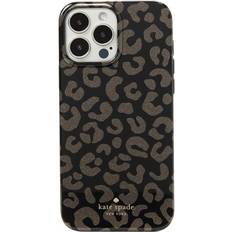 Kate Spade Graphic Leopard Resin iPhone 13 Pro BLACK *