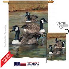 Breeze Decor Birds 2-Sided Vertical Impression House Flag 28 x 40 in.