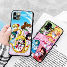 A-213 Sailor Moon Case for Samsung S24 S23 S22 S21 FE Ultra Xiaomi Redmi Note 13 12 11 iPhone 14 15 Pro Max OPPO A12 Reno VIVO A15