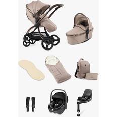 Egg Pushchair Carrycot & Accessories With Maxi-Cosi Pebble 360 Pro Car Seat And Base Bundle