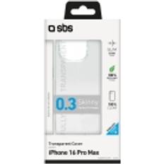 Accessori per cellulari SBS Cover Skinny Clear Trasparente per iPhone 16 Pro Max