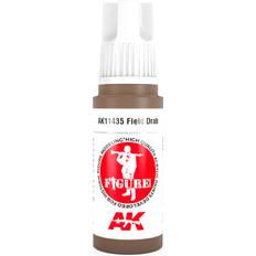 AK Interactive AK Interactive 11435 Field Drab 17ml 3G Acrylic Model Paint