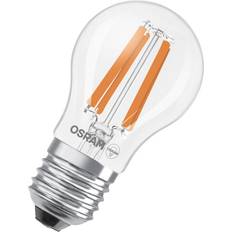 Osram Mini Bouklassisk LED-filament, med dekorativa LED-filament, energieffektivitetsklass A, E27, 1,2 W, 255 lm, 4 000 K, kall vit, kall vit, ingen uppvärmning och 100% omedelbar belysning