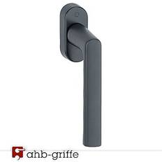 Baustoffe Hoppe Hoppe fenstergriff hamburg schwarz matt 32-42 mm 1Stk.
