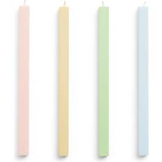 Hay Stearinlys Hay Square Candle Set of 4 Fresh Stearinlys 4stk