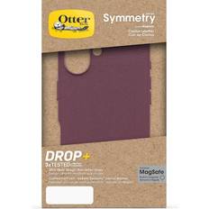 OtterBox Symmetry Cactus Leather Apple iPhone 16 Maroon Bells red