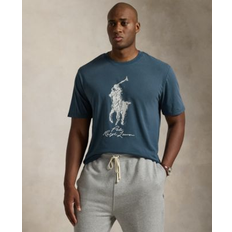 T-shirts Polo Ralph Lauren Ralph Lauren Big Pony Jersey T-Shirt in Clancy Blue Tall 3XL Tall