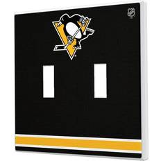 Pittsburgh Penguins Sports Fan Products Keyscaper Pittsburgh Penguins Double Toggle Lightswitch Plate