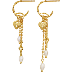 Maanesten Idris Earrings - Gold/Pearls