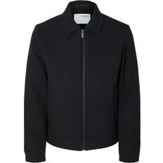 Kort Jackor Selected Homme Kort Jacka - Svart