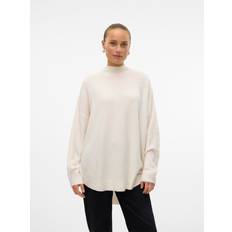 Naturel Pulls Vero Moda Pull Femme Taille Beige