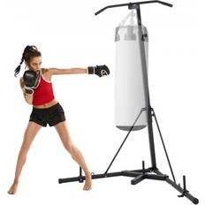 Punching Bags VEVOR 2 in 1 Heavy Height Adjustable Punching Bag Stand