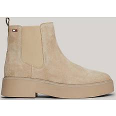Tommy Hilfiger Chelsea boots Tommy Hilfiger Chelsea Flag Ankelstövlar Dam - Mocka
