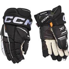 Hockey su ghiaccio CCM Hockeyhandskar Tacks XF Sr Black/White Svart/Vit